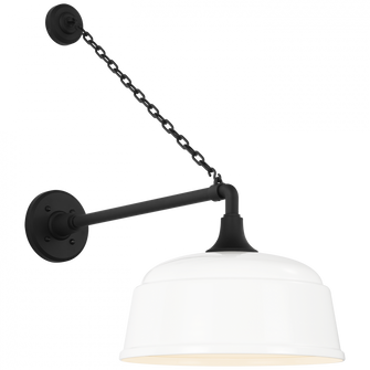 Academy 17.5'' Anchored Mack Barn Light (279|TOB 2813MBK/S6-WHT)