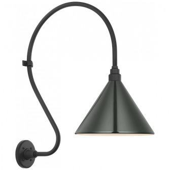 Academy 18'' Larrabee Barn Light (279|TOB 2805MBK/S11-G)