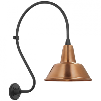 Academy 18'' Larrabee Barn Light (279|TOB 2805MBK/S1-SC)