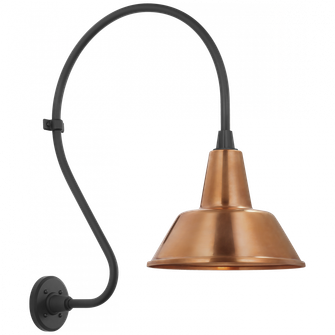 Academy 18'' Larrabee Barn Light (279|TOB 2805MBK/S1-SC)
