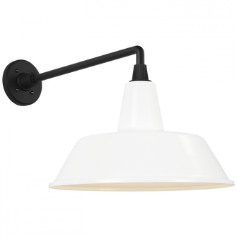 Academy 17.5'' Mack Barn Light (279|TOB 2812MBK/S2-WHT)