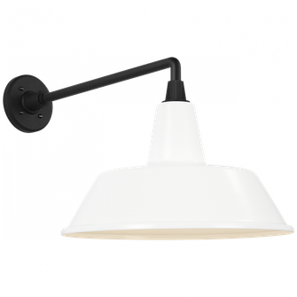 Academy 17.5'' Mack Barn Light (279|TOB 2812MBK/S2-WHT)