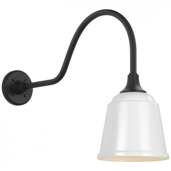 Academy 23'' Flynn Barn Light (279|TOB 2802MBK/S5-WHT)