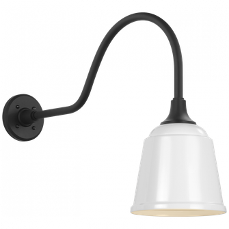 Academy 23'' Flynn Barn Light (279|TOB 2802MBK/S5-WHT)