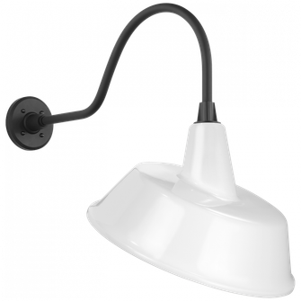 Academy 23'' Flynn Barn Light (279|TOB 2802MBK/S4-WHT)