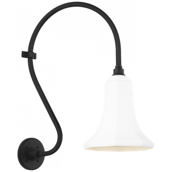 Academy 15'' Larrabee Barn Light (279|TOB 2804MBK/S9-WHT)