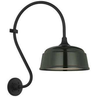 Academy 15'' Larrabee Barn Light (279|TOB 2804MBK/S6-G)