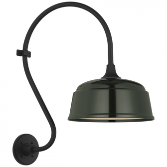 Academy 15'' Larrabee Barn Light (279|TOB 2804MBK/S6-G)
