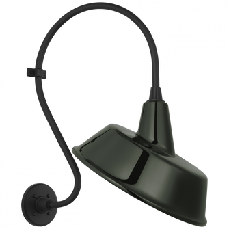 Academy 15'' Larrabee Barn Light (279|TOB 2804MBK/S4-G)