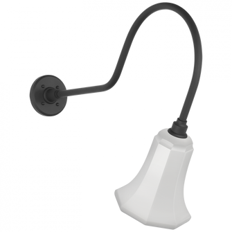 Academy 26'' Angled Flynn Barn Light (279|TOB 2803MBK/S8-WHT)