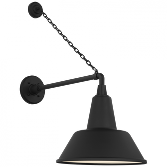 Academy 17.5'' Anchored Mack Barn Light (279|TOB 2813MBK/S1-MBK)