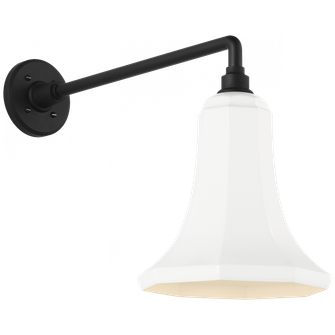 Academy 17.5'' Mack Barn Light (279|TOB 2812MBK/S9-WHT)