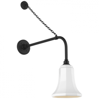 Academy 20'' Anchored Rex Barn Light (279|TOB 2810MBK/S8-WHT)