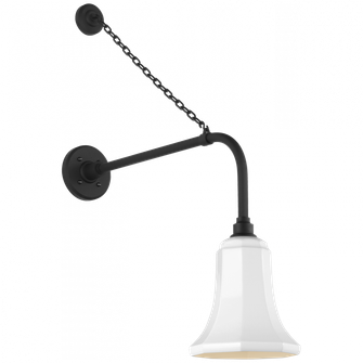 Academy 20'' Anchored Rex Barn Light (279|TOB 2810MBK/S8-WHT)