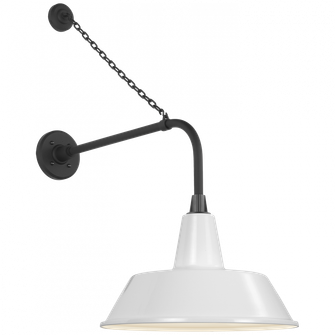 Academy 20'' Anchored Rex Barn Light (279|TOB 2810MBK/S2-WHT)