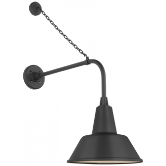 Academy 20'' Anchored Rex Barn Light (279|TOB 2810MBK/S1-MBK)