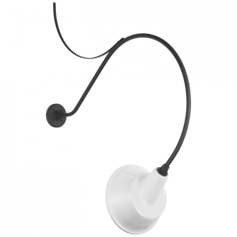 Academy 36'' Anchored Larrabee Barn Light (279|TOB 2807MBK/S3-WHT)