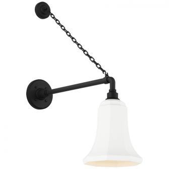 Academy 17.5'' Anchored Mack Barn Light (279|TOB 2813MBK/S8-WHT)