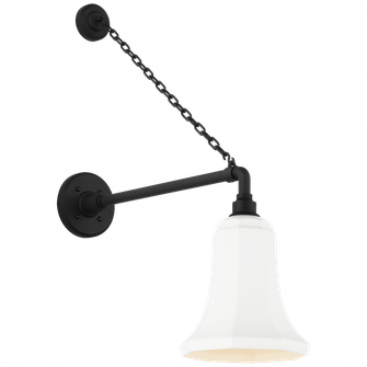 Academy 17.5'' Anchored Mack Barn Light (279|TOB 2813MBK/S8-WHT)