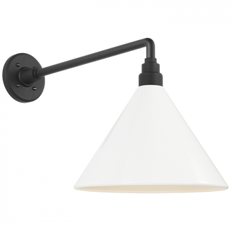 Academy 17.5'' Mack Barn Light (279|TOB 2812MBK/S11-WHT)
