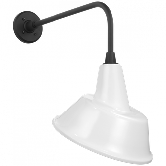 Academy 20'' Rex Barn Light (279|TOB 2809MBK/S3-WHT)