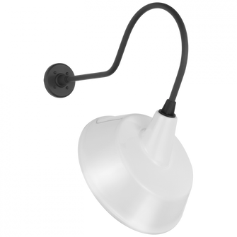 Academy 26'' Angled Flynn Barn Light (279|TOB 2803MBK/S4-WHT)