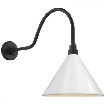 Academy 23'' Flynn Barn Light (279|TOB 2802MBK/S11-WHT)