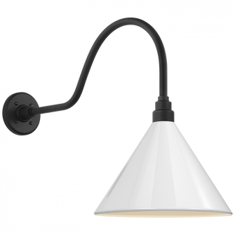 Academy 23'' Flynn Barn Light (279|TOB 2802MBK/S11-WHT)