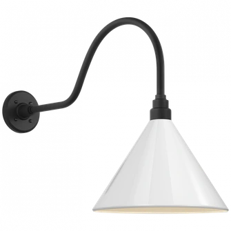 Academy 23'' Flynn Barn Light (279|TOB 2802MBK/S11-WHT)