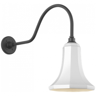 Academy 23'' Flynn Barn Light (279|TOB 2802MBK/S9-WHT)