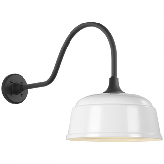 Academy 23'' Flynn Barn Light (279|TOB 2802MBK/S6-WHT)