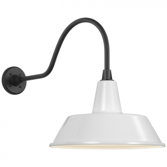 Academy 23'' Flynn Barn Light (279|TOB 2802MBK/S2-WHT)