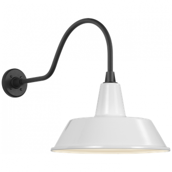 Academy 23'' Flynn Barn Light (279|TOB 2802MBK/S2-WHT)