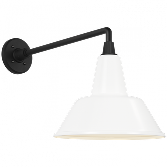 Academy 17.5'' Mack Barn Light (279|TOB 2812MBK/S1-WHT)