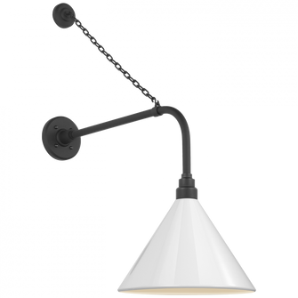 Academy 20'' Anchored Rex Barn Light (279|TOB 2810MBK/S11-WHT)