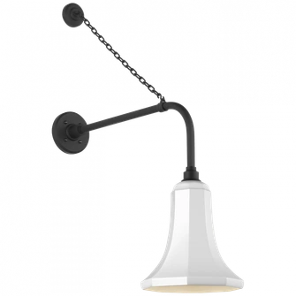 Academy 20'' Anchored Rex Barn Light (279|TOB 2810MBK/S9-WHT)