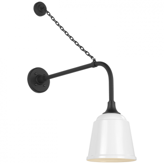 Academy 20'' Anchored Rex Barn Light (279|TOB 2810MBK/S5-WHT)