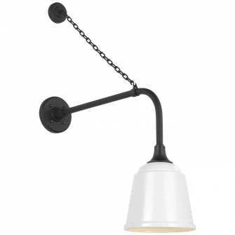 Academy 20'' Anchored Rex Barn Light (279|TOB 2810MBK/S5-WHT)