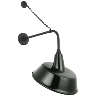Academy 20'' Anchored Rex Barn Light (279|TOB 2810MBK/S4-G)