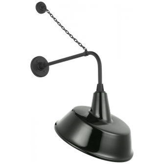 Academy 20'' Anchored Rex Barn Light (279|TOB 2810MBK/S4-G)