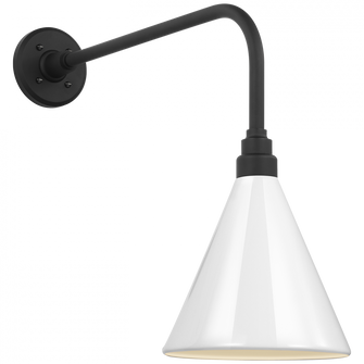 Academy 20'' Rex Barn Light (279|TOB 2809MBK/S10-WHT)