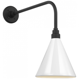 Academy 20'' Rex Barn Light (279|TOB 2809MBK/S10-WHT)