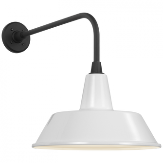 Academy 20'' Rex Barn Light (279|TOB 2809MBK/S2-WHT)