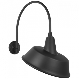 Academy 19.5'' Arched Mack Barn Light (279|TOB 2815MBK/S4-MBK)