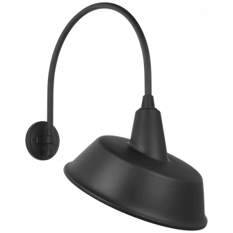 Academy 19.5'' Arched Mack Barn Light (279|TOB 2815MBK/S4-MBK)