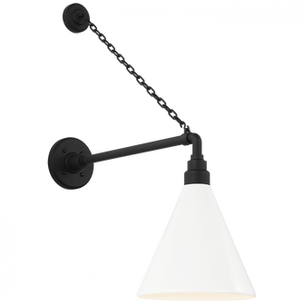 Academy 17.5'' Anchored Mack Barn Light (279|TOB 2813MBK/S10-WHT)