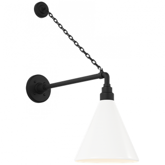 Academy 17.5'' Anchored Mack Barn Light (279|TOB 2813MBK/S10-WHT)