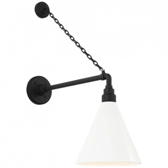 Academy 17.5'' Anchored Mack Barn Light (279|TOB 2813MBK/S10-WHT)