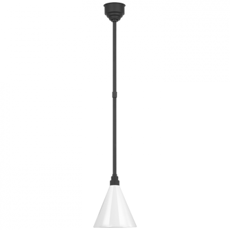 Academy 9'' Conical Savannah Pendant (279|TOB 5818MBK-WHT)