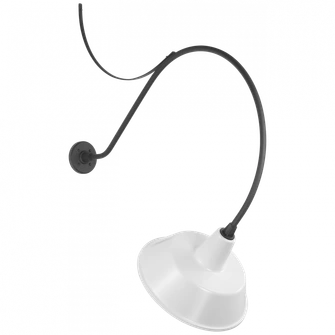 Academy 36'' Anchored Larrabee Barn Light (279|TOB 2807MBK/S2-WHT)